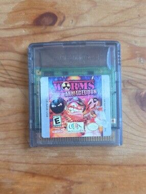 Nintendo Game Boy Color Worms Armageddon Authentic Vintage 2000 GBC Cart Only